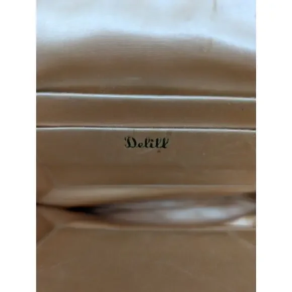 Delill Art Deco‎ Needlepoint Purse Bag Micro Stitched Marcasite French Tapestry - Picture 6 of 6